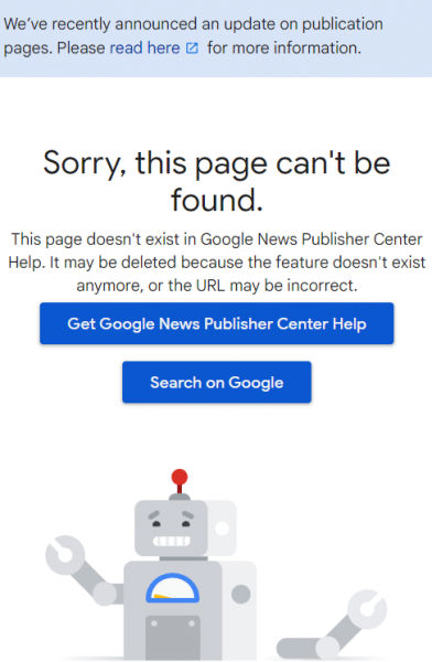 Google News Deletes Manual Submission Option