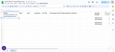 Automate Multi-Site Reporting With Google Sheets And GSC API