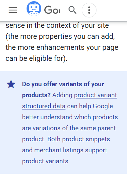Big Change To Google's Product Structured Data Page