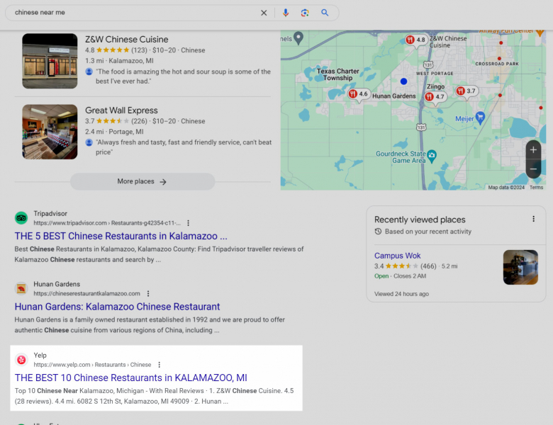 Augmentation: Yelp Sues Google For SERP Features – Justified?