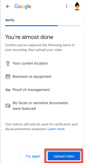 Google Business Profile Video Verification Best Practices
