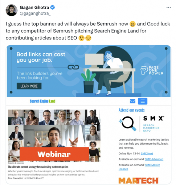 Semrush & Search Engine Land: An Open Letter From The CEO Of Search Engine Journal