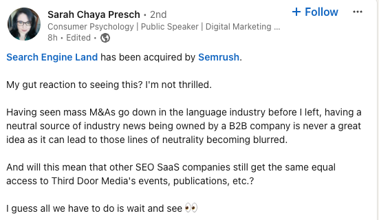 Semrush & Search Engine Land: An Open Letter From The CEO Of Search Engine Journal