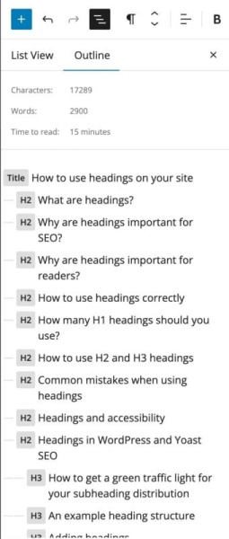 How to use headings on your site