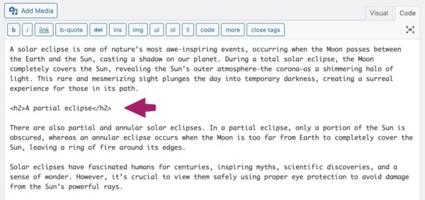 How to use headings on your site