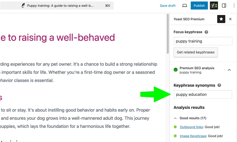 Why you should use synonyms and related keywords